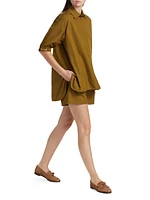 Haway Cotton Poplin Shorts