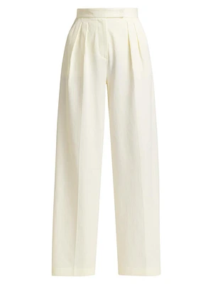 Chenzia Pleated Wide-Leg Pants