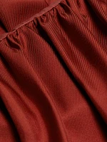 Edda Silk Strapless Gown