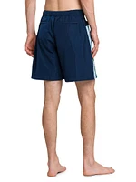 Nylon Pleated Track Shorts
