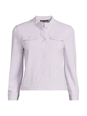 The Diamond Stretch Knit Jacket