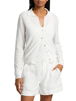 Double Layer Mesh Cardigan