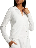 Double Layer Mesh Cardigan