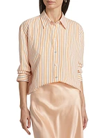 Till Stripe Cropped Shirt