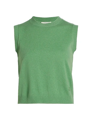 Louden Cashmere Crewneck Sleeveless Top