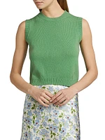 Louden Cashmere Crewneck Sleeveless Top