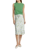Louden Cashmere Crewneck Sleeveless Top