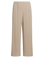 Crop Wide-Leg Lounge Pants