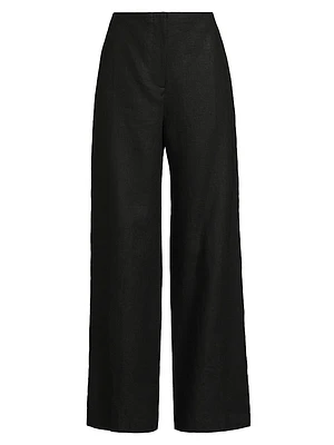 Lya Linen Wide-Leg Pants