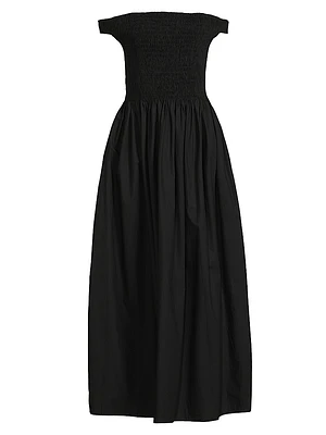 Fao Off-the-Shoulder Maxi Dress