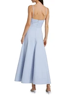 Marisol Cotton-Blend A-Line Midi-Dress