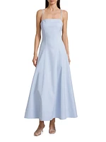 Marisol Cotton-Blend A-Line Midi-Dress