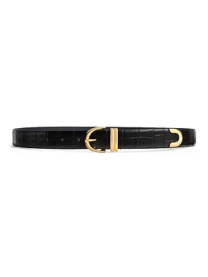 Bambi Embossed Skinny Belt