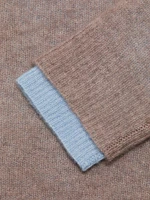 Lightweight Cashmere Layered Reversible Sweater