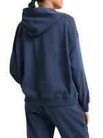 Stretch Cotton Lightweight French Terry Hooded Sweatshirt