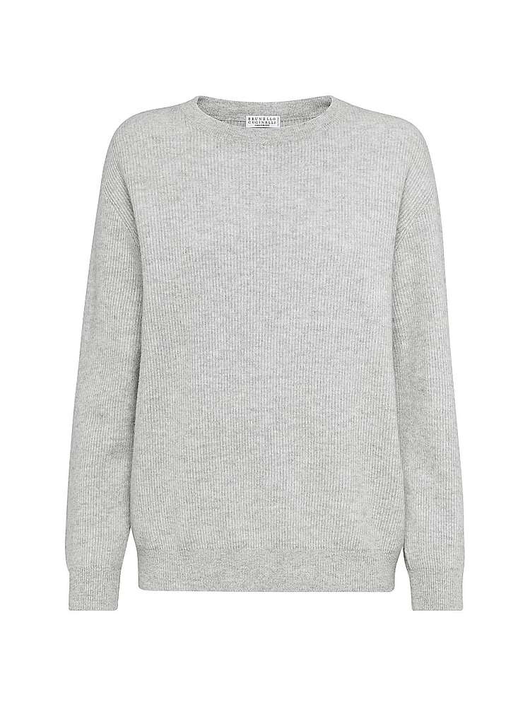 Cashmere English Rib Sweater