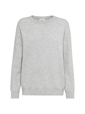 Cashmere English Rib Sweater