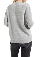 Cashmere English Rib Sweater
