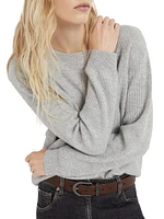 Cashmere English Rib Sweater