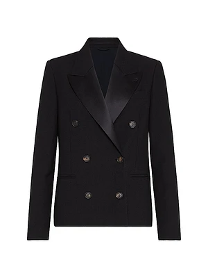 Cotton and Linen Cavalry Blazer