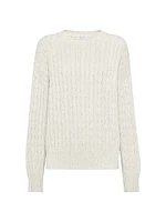 Cotton Dazzling Cables Sweater