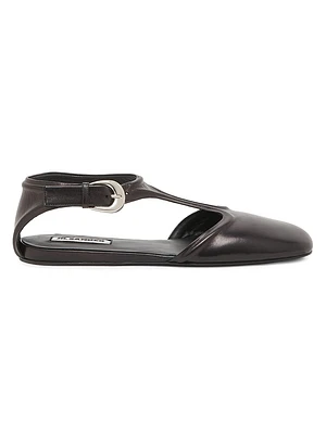 Leather Mary Janes