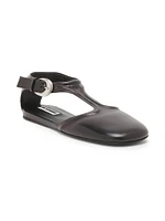 Leather Mary Janes