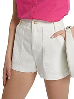 Hilary Cotton-Blend Shorts