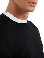 Lightweight Cashmere and Silk Crewneck Sweater