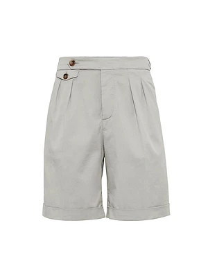 Bermuda Shorts American Pima Cotton Comfort Gabardine