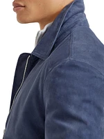 Suede Bomber Jacket