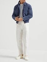Suede Bomber Jacket