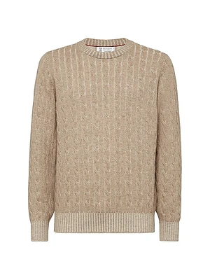 Cashmere Vanisé Cable Knit Sweater