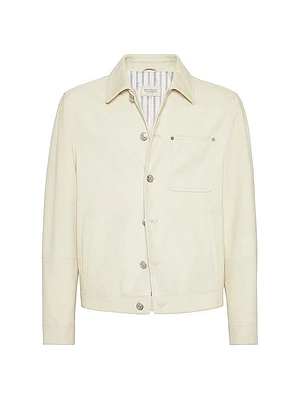 Country Suede Shirt Style Outerwear Jacket