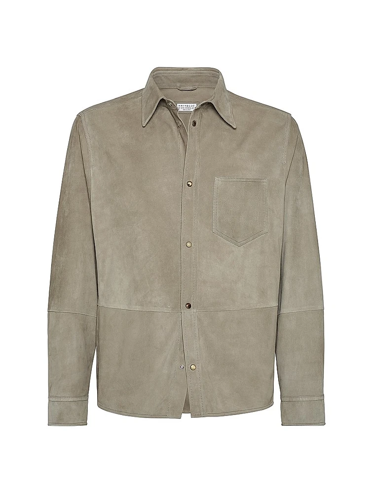 Double Face Suede Overshirt