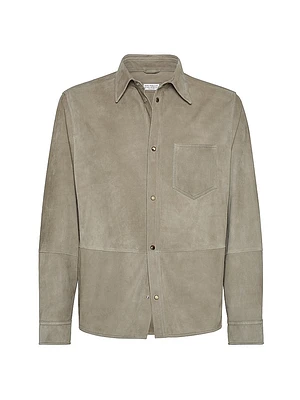 Double Face Suede Overshirt