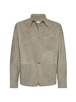 Double Face Suede Overshirt