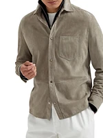 Double Face Suede Overshirt