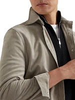 Double Face Suede Overshirt