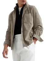 Double Face Suede Overshirt