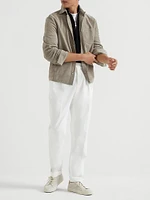 Double Face Suede Overshirt