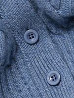 Lucie Cable-Knit Crop Cardigan