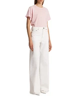 Maeve Cotton-Blend Crewneck T-Shirt