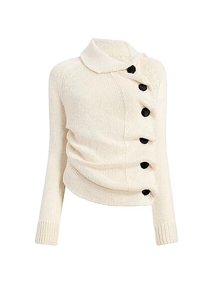 Lorrai Silk Knit Cardigan