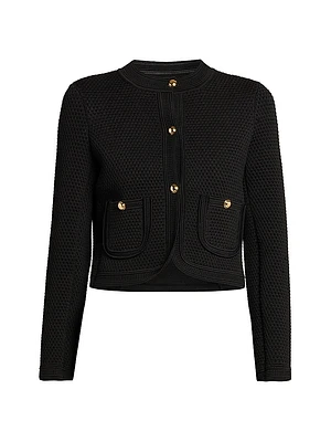 Compact Mesh Crop Jacket