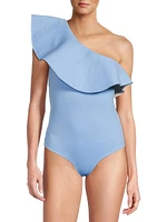 Tucan Reversible One-Shoulder Swimsuit