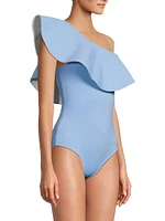 Tucan Reversible One-Shoulder Swimsuit
