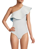 Tucan Reversible One-Shoulder Swimsuit