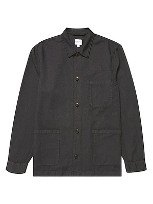 Twin Pocket Cotton & Linen Jacket