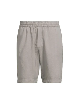 Cotton & Linen Elasticized Shorts